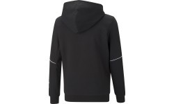 Puma Džemperis Paaugliams Active Sports Full-Zip Hoodie Black 670075 01