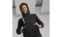 Puma Džemperis Paaugliams Active Sports Full-Zip Hoodie Black 670075 01