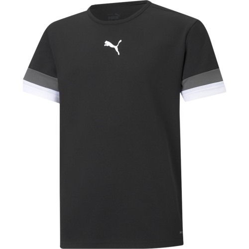 Подростковая футболка Puma TeamRise Jersey, чёрная 704938 03