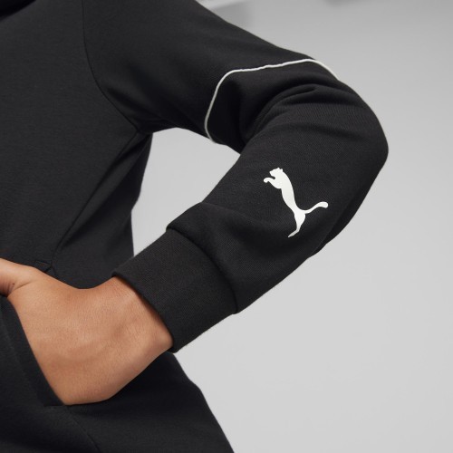 Puma Džemperis Paaugliams Active Sports Full-Zip Hoodie Black 670075 01