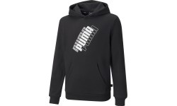 Толстовка с капюшоном Puma Power Logo для подростков, чёрная 847297 01