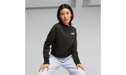 Puma Ess+ Relaxed Crew FL Women's Sweatshirt Black 676801 01