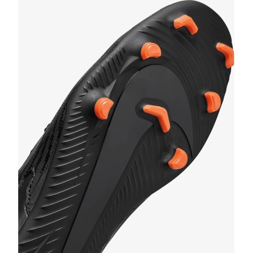 Мужские футбольные бутсы Nike Phantom GX Club FG/MG, чёрно-оранжевые, DD9483 010