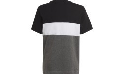 Adidas B Cb T Ess pusaudžu T-krekls, melns/pelēks HA4025