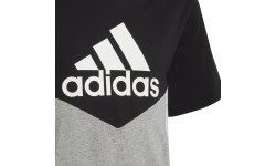 Adidas B Cb T Ess pusaudžu T-krekls, melns/pelēks HA4025