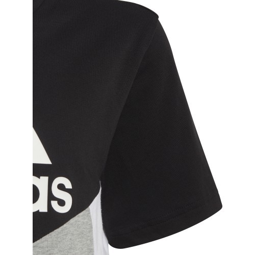 Adidas B Cb T Ess Juniors' T-shirt Black Grey HA4025