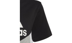Футболка подростковая Adidas B Cb T Ess черно-серая HA4025