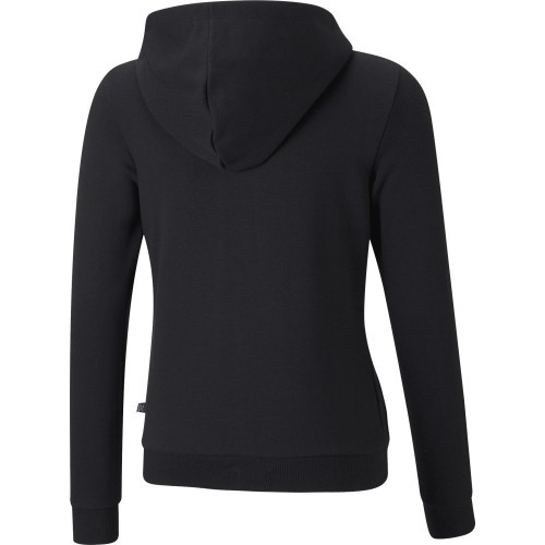 Puma Girls' Sweatshirt Ess+ Logo Full-Zip Hoodie Black 587048 01