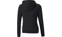 Puma džemperis meitenēm Ess+ Logo Full-Zip Hoodie Black 587048 01