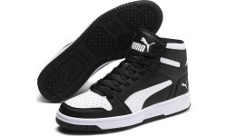 Puma Rebound LayUp SL vīriešu apavi Black White 369573 01