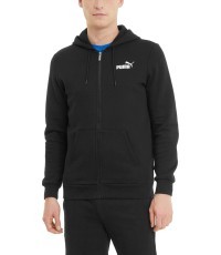 Puma vīriešu džemperis Ess Small Logo FZ Black 586702 01