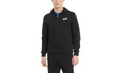 Puma vīriešu džemperis Ess Small Logo FZ Black 586702 01