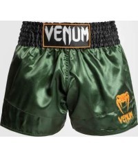 Venum Classic Muay ThaÃ¯ Short - Zaļš/melns/zelts