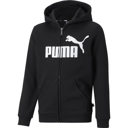 Puma džemperis pusaudžiem Ess Big Logo FZ Black 586967 01