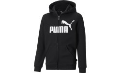 Puma Ess Big Logo FZ Youth Sweatshirt Black 586967 01