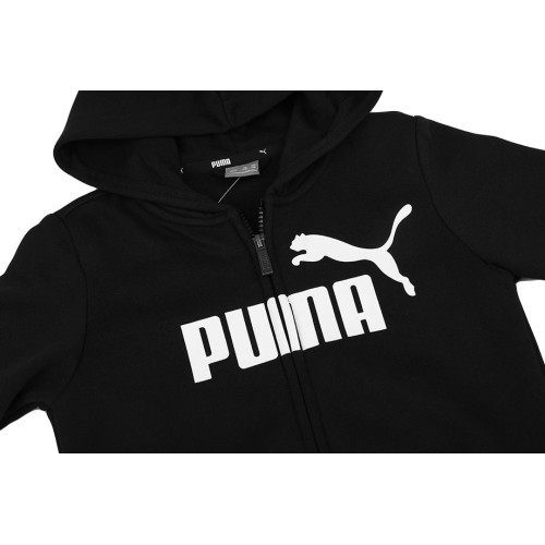 Puma džemperis pusaudžiem Ess Big Logo FZ Black 586967 01