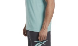 Reebok Ri Left Chest Logo Men's T-Shirt Blue HH8310
