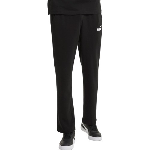 Мужские спортивные брюки Puma Ess Logo Pants Tr, чёрные 586720 01