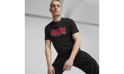 Puma мужская футболка Graphics Puma Wording Black 674475 01