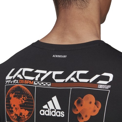 Adidas Conf Gfx Ls vīriešu krekls, melns