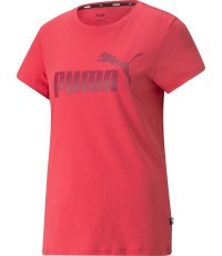 Puma Palaidinė Moterims Ess Logo Tee Coral