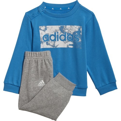 Adidas I Lin Ft Jog bērnu sporta kostīms, pelēks/zils HF1910