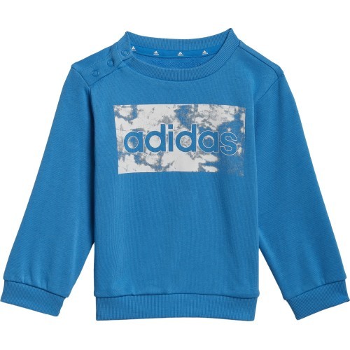 Adidas I Lin Ft Jog bērnu sporta kostīms, pelēks/zils HF1910