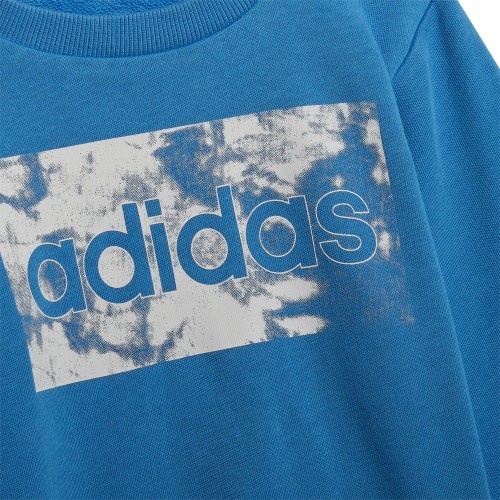 Adidas I Lin Ft Jog Kids' Tracksuit Grey Blue HF1910