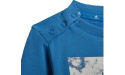 Adidas I Lin Ft Jog Kids' Tracksuit Grey Blue HF1910