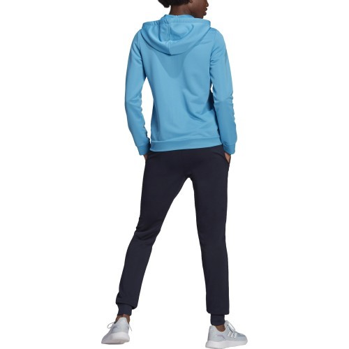 Adidas W Lin FT TS Women's Tracksuit Black Blue HD1696