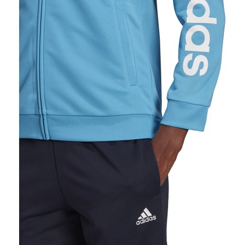 Adidas W Lin FT TS sieviešu sporta tērps, melns/zils, HD1696