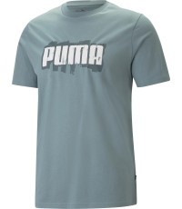 Puma Graphics Wording Tee men's T-shirt green 674475 84
