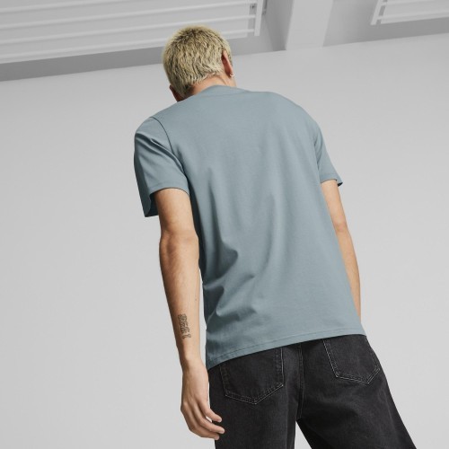 Puma Graphics Wording Tee vīriešu T-krekls zaļš 674475 84