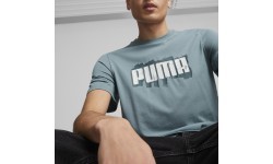 Puma Graphics Wording Tee men's T-shirt green 674475 84