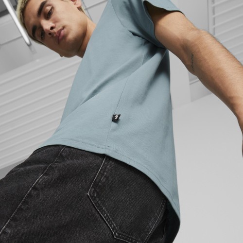 Puma Graphics Wording Tee vīriešu T-krekls zaļš 674475 84