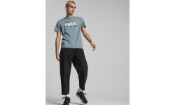 Puma Graphics Wording Tee vīriešu T-krekls zaļš 674475 84