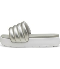 Puma Karmen Slide Puffy Women's Slides White Silver 395399 03