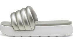 Puma sieviešu čības Karmen Slide Puffy White Silver 395399 03