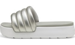 Женские шлёпанцы Puma Karmen Slide Puffy White Silver 395399 03