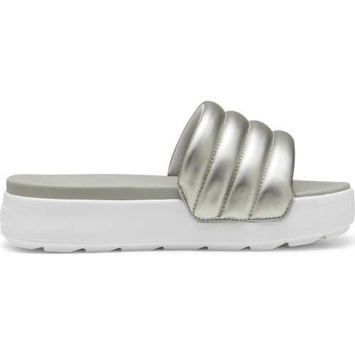 Puma Karmen Slide Puffy Women's Slides White Silver 395399 03
