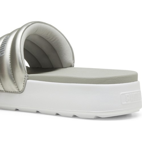 Puma Karmen Slide Puffy Women's Slides White Silver 395399 03
