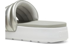 Женские шлёпанцы Puma Karmen Slide Puffy White Silver 395399 03