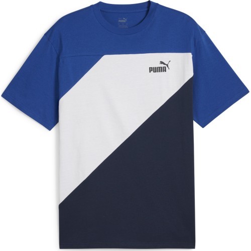 Puma Power Colorblock vīriešu T-krekls, zils/balts 678929 14