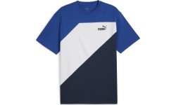 Puma Power Colorblock vīriešu T-krekls, zils/balts 678929 14