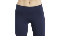 Reebok TE Linear Logo CT L Women's Leggings Blue Pink FU2180