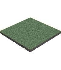 Резиновая плитка Base Standard, квадратная, зелёная