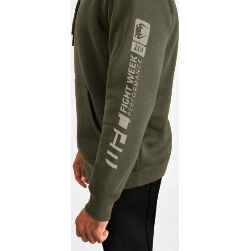 UFC Adrenaline by Venum Fight Week Men’s Pullover Hoodie - Khaki