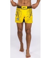 UFC Adrenaline by Venum Authentic Fight Night vyriškos trumpikės - trumpo kirpimo - geltonos spalvos