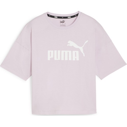 Puma Ess Cropped Logo sieviešu blūze, rozā 586866 60