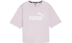 Puma Ess Cropped Logo sieviešu blūze, rozā 586866 60